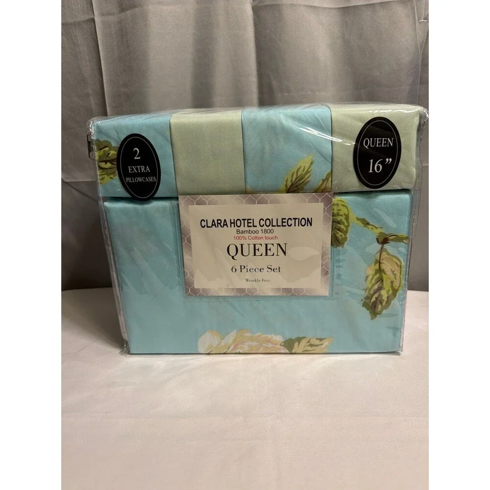 Clara Hotel Collection Bamboo 1800 Queen Set